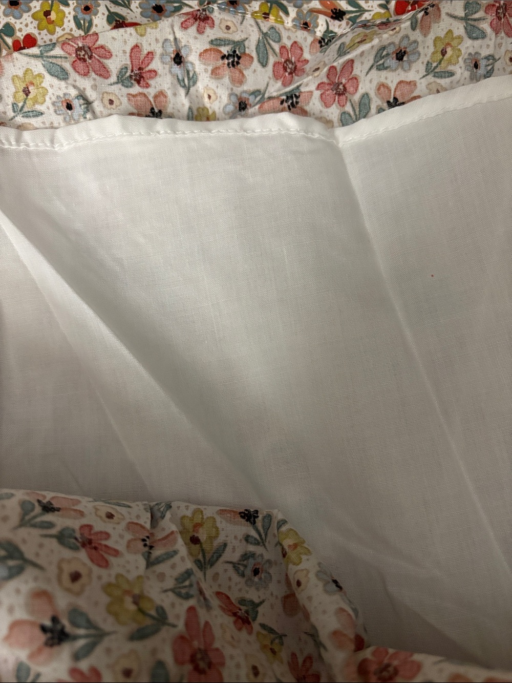 NWT Tulip B Vintage Inspired White Floral Midi Dress Collared V-Neck Pockets - Picture 4 of 6